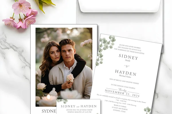 LDS Wedding Invitations