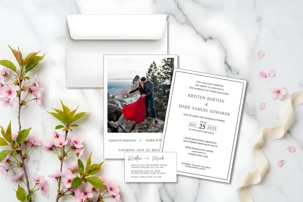 Wedding Invitation Insert Cards design example 4