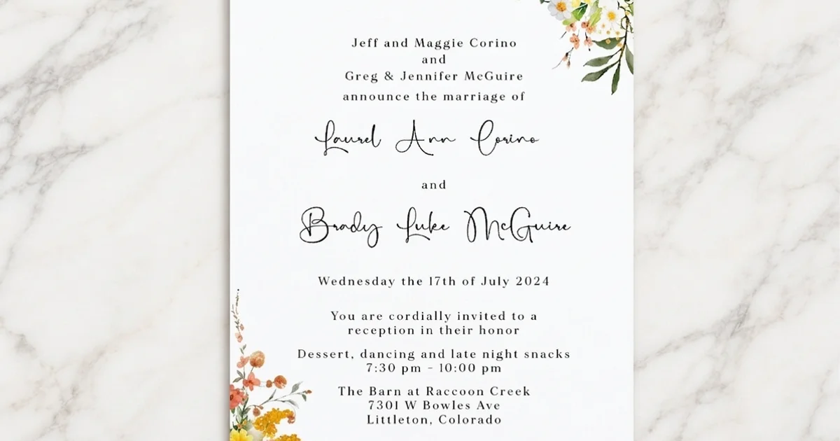 Ring ceremony and reception invitation etiquette guide for non-member family at Latter-day Saint weddings